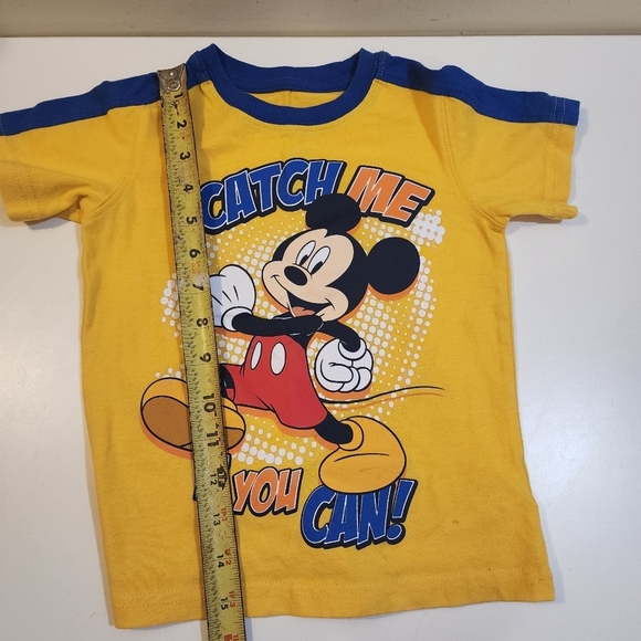 Disney Mickey Mouse Club House Yellow Kids Tshit Size 3T - Picture 3 of 9